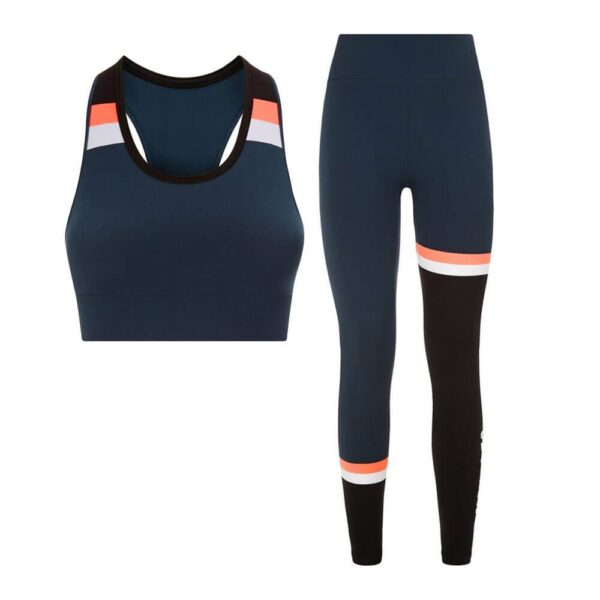 sports bra and leggings