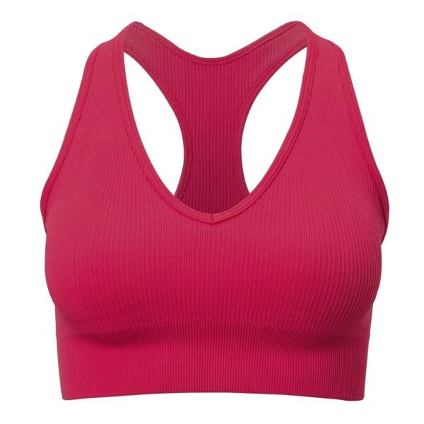 pink color sports bra